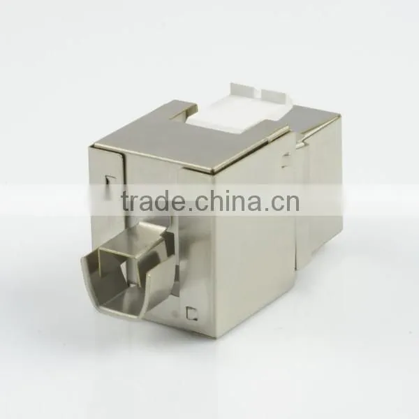 Network Solution Cat6 UL 90Degree Shielded STP Modular Keystone Jack