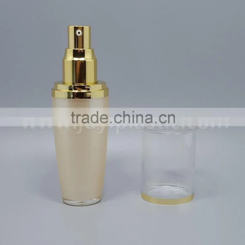Mushroom Shape Plastic Acrylic Lotion Bottle Cosmetic Packaging ,Hot Sale Acrylic Cosmeitc Bottles For Skin Care
