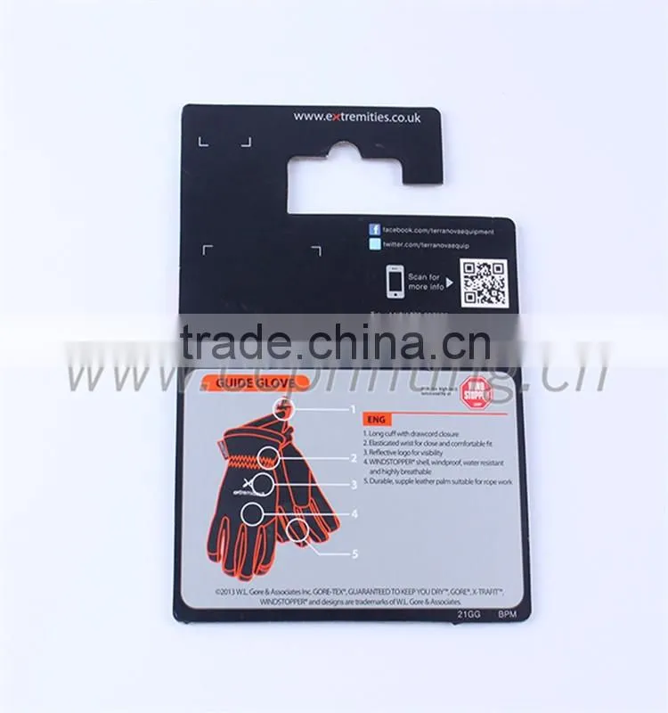 Custom desgin printing rigid paper header card packaging