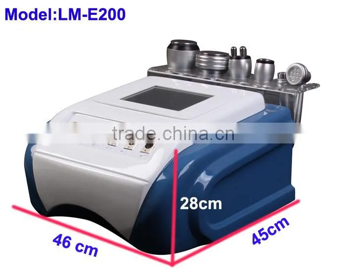 Mini portable utrasound cavitation slimming machine with radio frequency device aesthetics