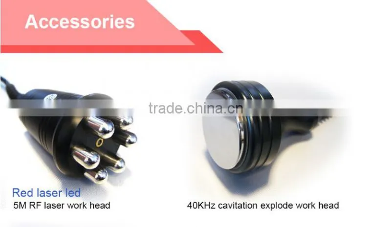 Cavitation Vacuum RF Laser beauty machine for cellulite reduction