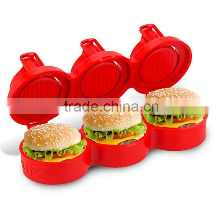 Make Up To 3 Burger Sliders Plastic Hamburger Maker Burger Press