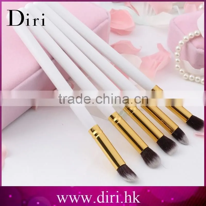 2016 Alibaba Best private label 10pcs synthetic kabuki makeup brush with Black+ Silver