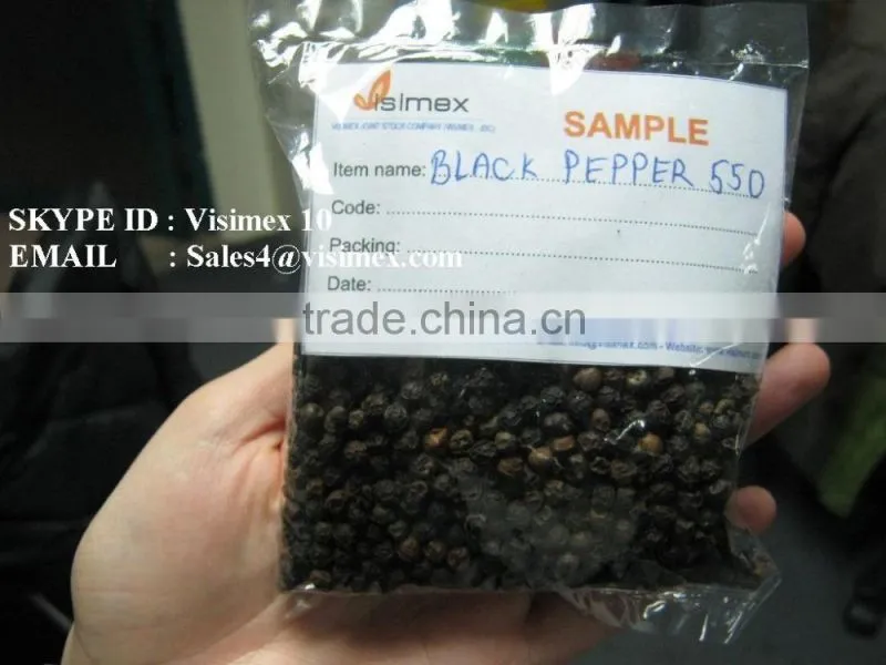 VIETNAM HIGH QUALITY BLACK PEPPER 580/570/550/500 G/L 100% ORIGIN WITH BEST PRICE