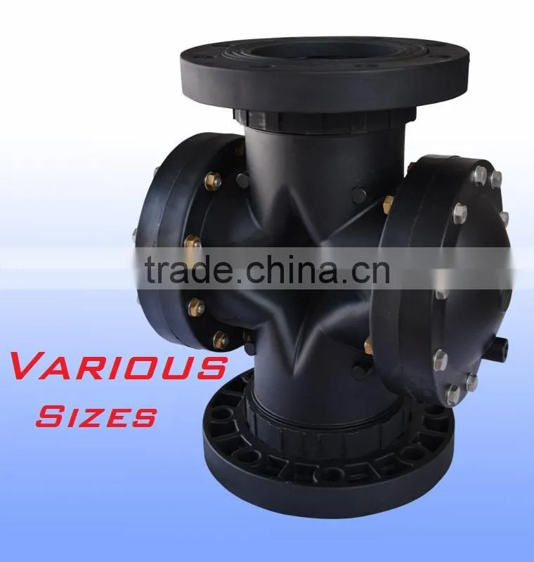 Reversing flow meter butterfly valve Seal