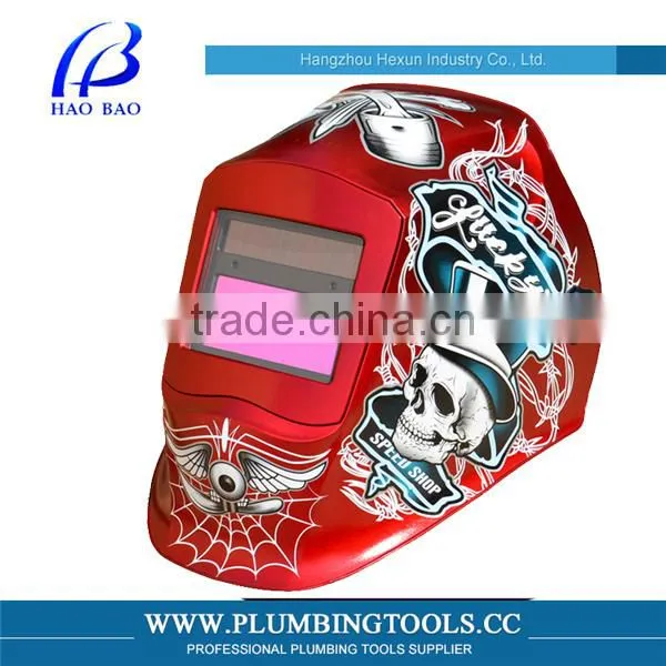 2014 Hot sale HX-TN10 Electronic welding helmet CE ANSI solar weld helmet