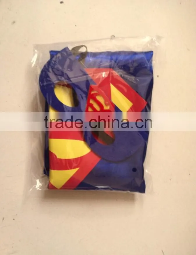 Hotsale Superhero Kids Fancy Dress Gift Super Mario Cape and Mask