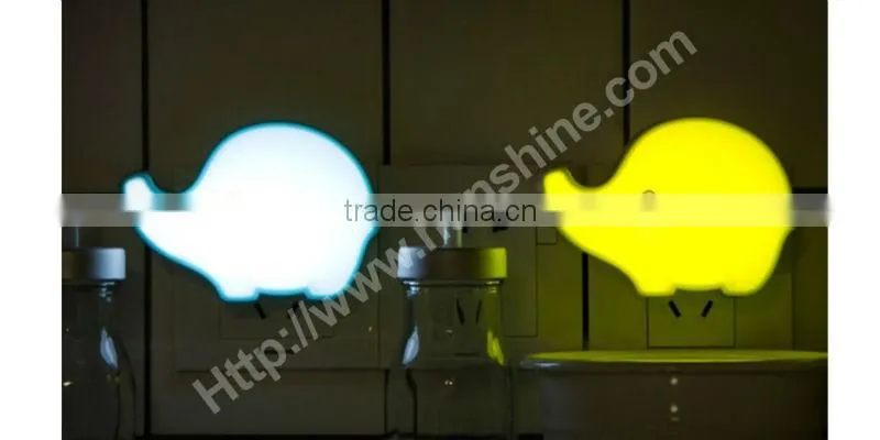 cute elephant decorative mini led motion sensor night light