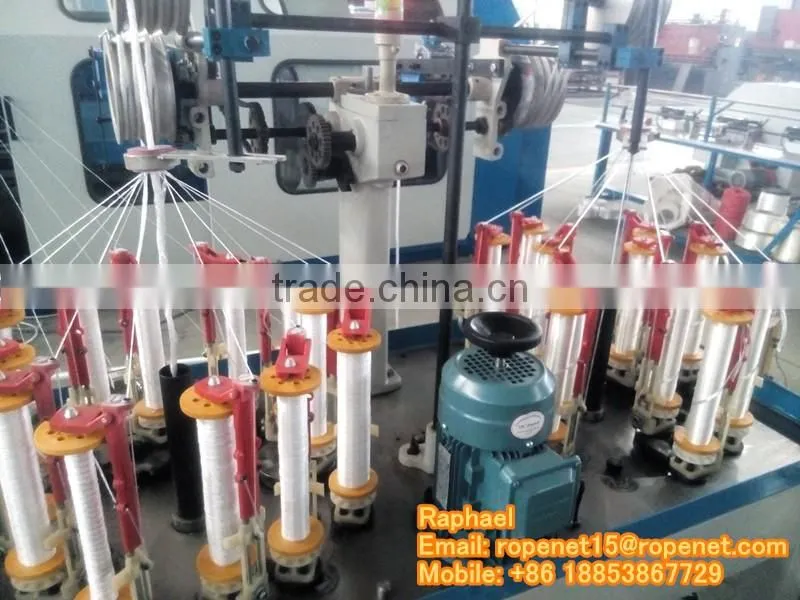 braiding machine for shoelace/braided rope machine: https://youtu.be/Tz5PZxiovHo