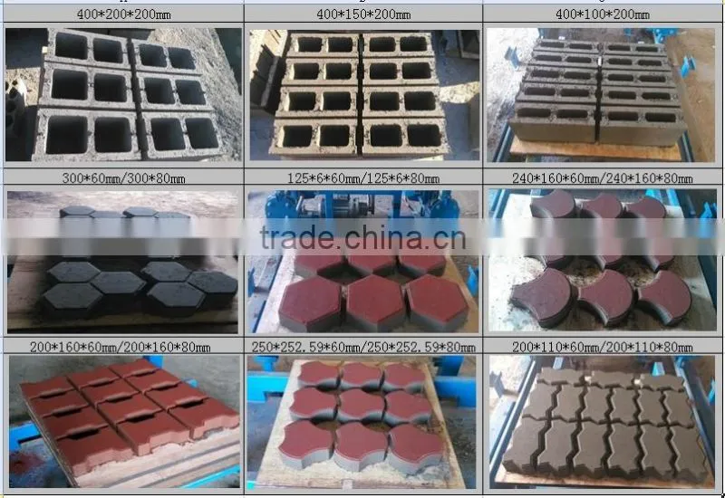 QTJ4-35B2 interlocking concrete block making machine