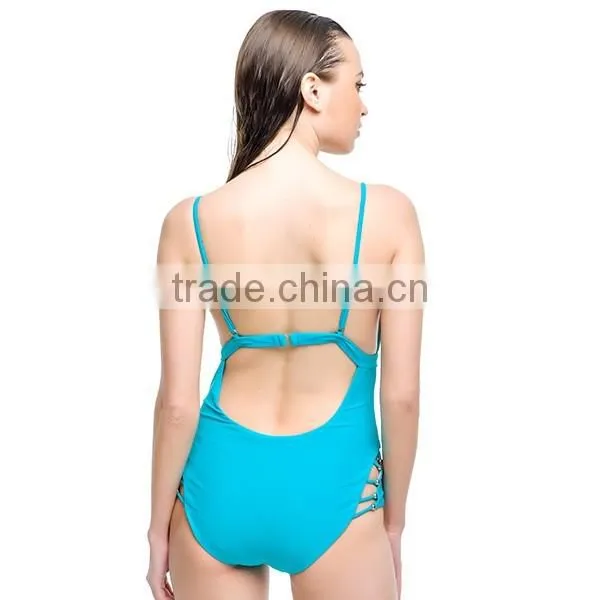 2017 Fashion Brazilian one-piece Swimwear ,OEM custom Swimwear