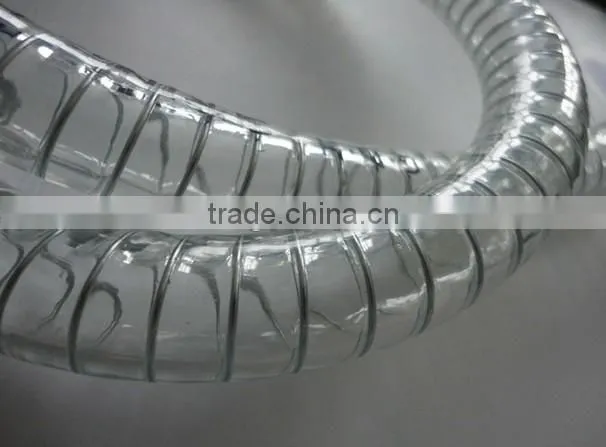 Specialized manufacturer pvc spiral hose steel wire reinforced pipe