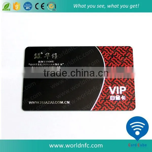 Plastic Shopping Discount Card with Customize Logo Printing