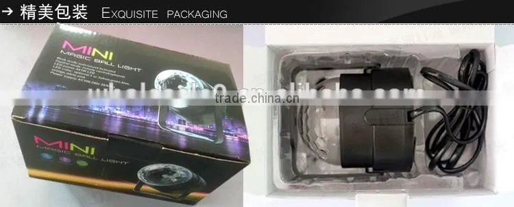 DJ light Sound Activated Party Lights Disco Ball Strobe Club lights Effect Magic Mini Led Stage Lights For Christmas