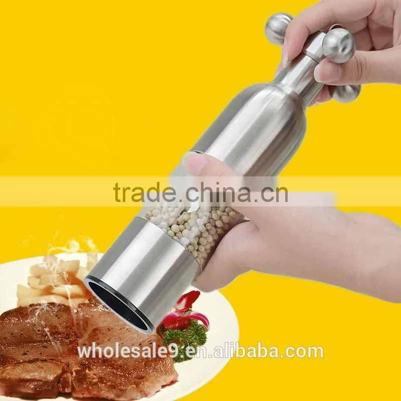 manual stainless steel Pepper grinder mill kitchen tools glass Pepper grinder