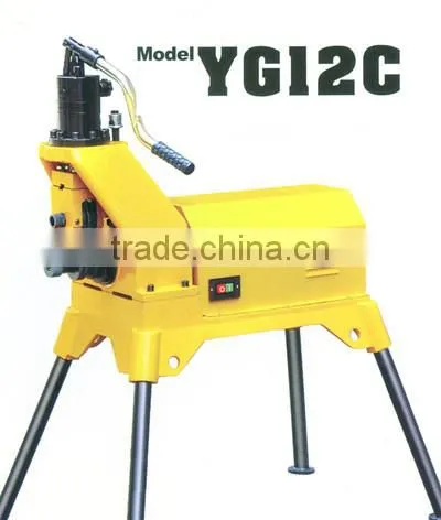 Professional plumbing tool for sale 12'' hydraulic roll grooving machine YG12C