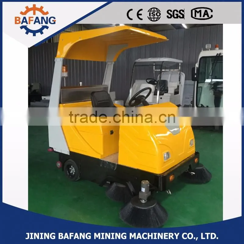 High efficiency drive way road sweeper