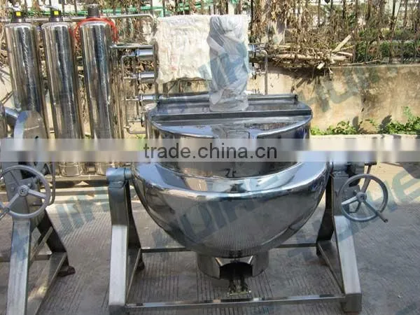 double gas fired jacket mxing kettle