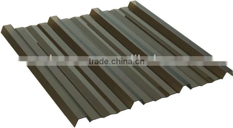 Co-Extruded Plastic Polycarbonate Corrugated Roofing Sheet (Valuview Bronze TRIMDEK)