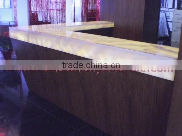 Excellent quality PAKISTAN HOT SALE ONYX RECEPTION COUNTERS