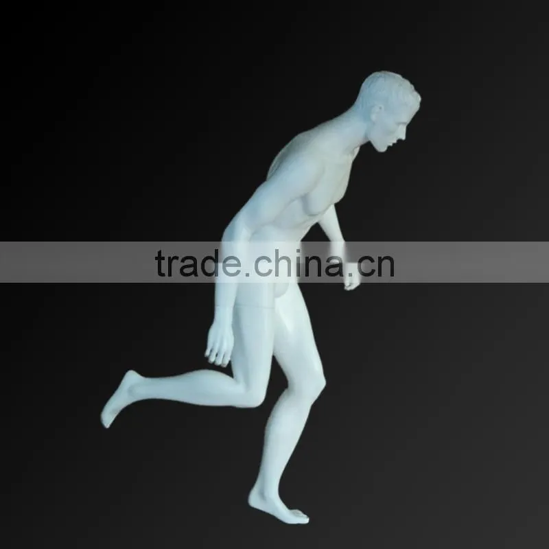 fashion matt white soccer sports display male mannequin for display