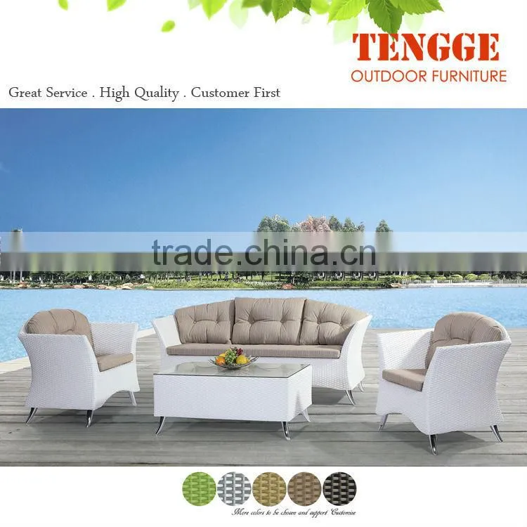 2014 New Design Hot-sale Rattan Outdoor sofa Furniture with Aluminium Frame for Your Comfortable Living