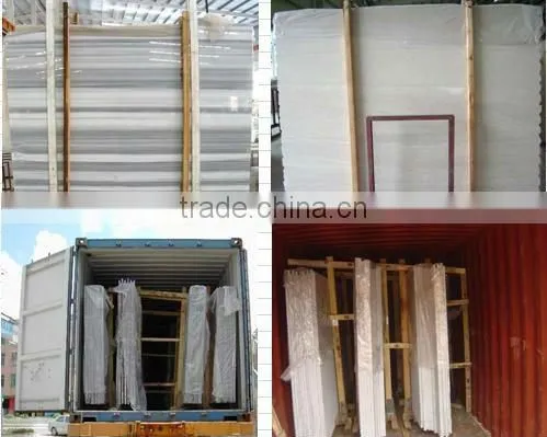 Newstar Cheap Guangxi White With Black Grey Veins China Marble Tile