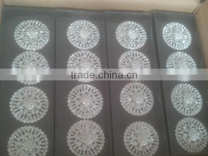 jewelled metal alloy umbrella design napkin ring