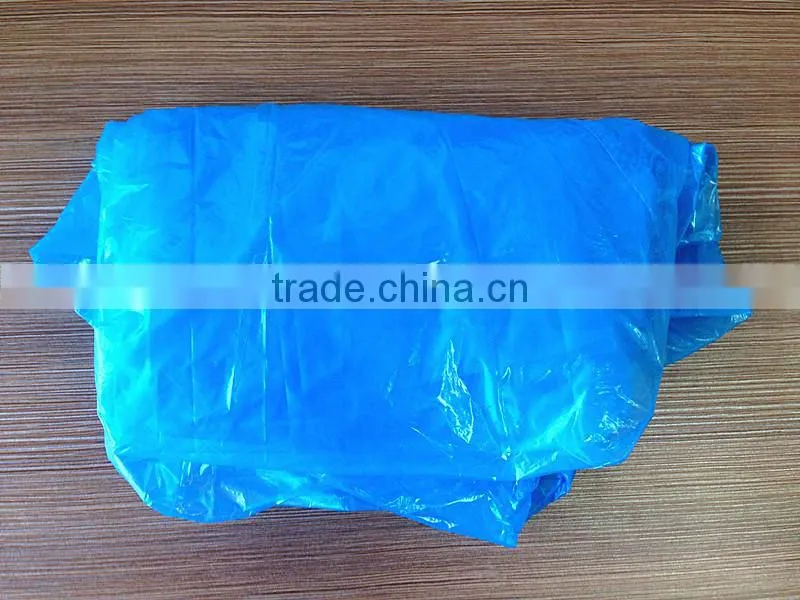 100% biodegradable disposable plastic raincoat,lightweight rainwear