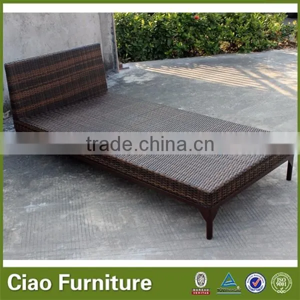 Rattan furniture queen size sleeping sofa bunk bed