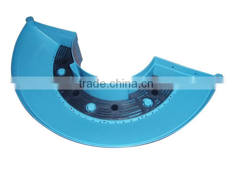 2015 New arc shaped plastic lamp post planters