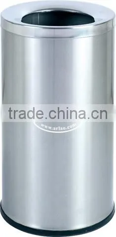 Arlau Outdoor Recycling Garbage Bin Waste Bin,Round Hotel Garbage Bin,Trash Can For Sale