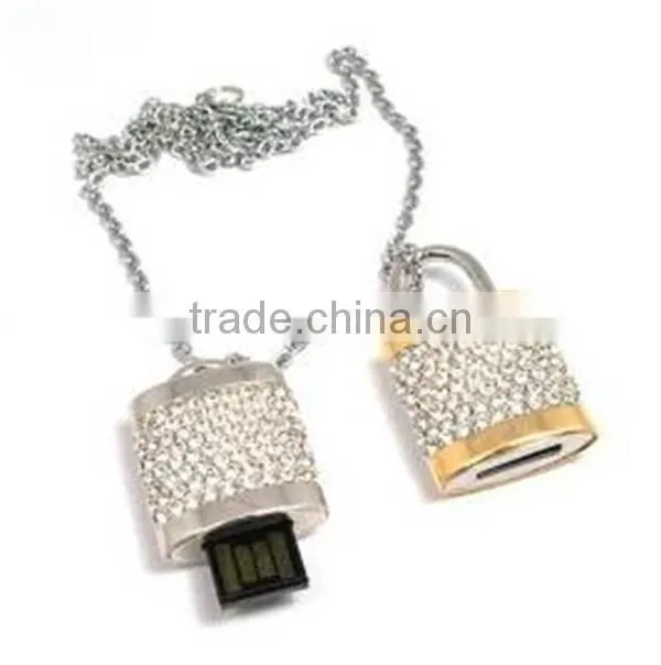 luxury gift Jewelry heart shape USB stick