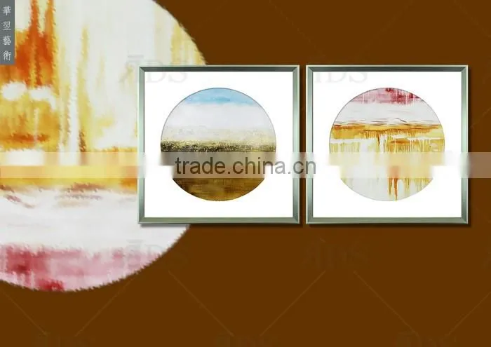 Hot sale art painting with golden foil for wall art decoration