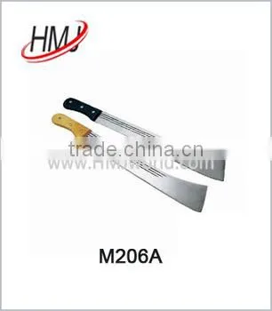 Plastic or wood handle sugar cane knife matchet