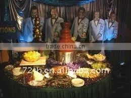 4 Tiers Stainless Steel Chocolate Fountain Free Shipping Buffet Ware