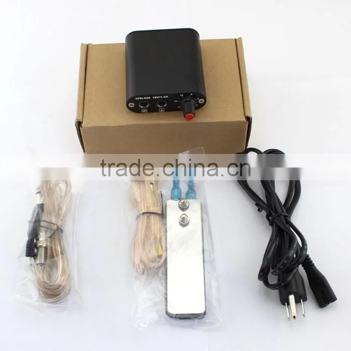 Tattoo Machine Power Supply Kit Set w/ Clip Cord, Foot Pedal
