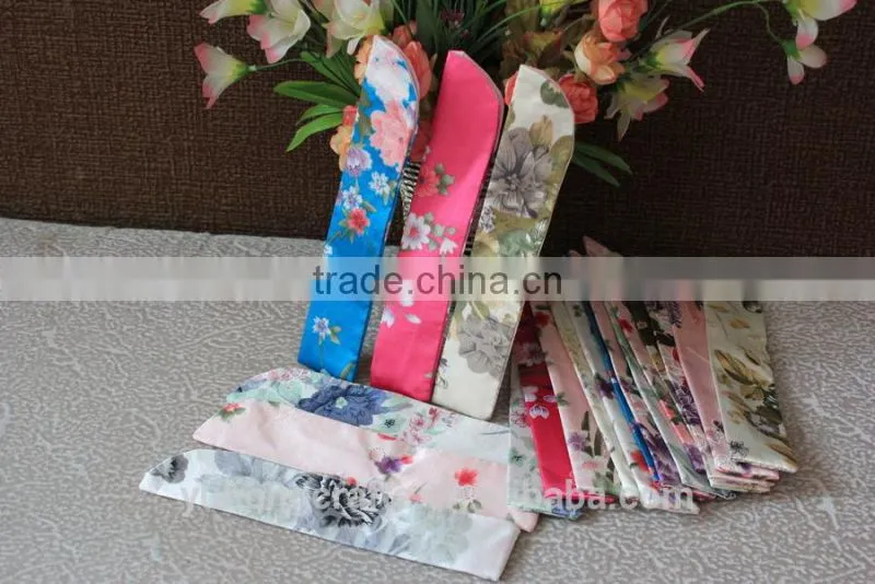 Colorful flower pattern fan bag wholesale
