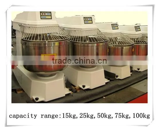 Spiral Mixer/Kneader with Elevating Head & Removable Bowl with CE certificate