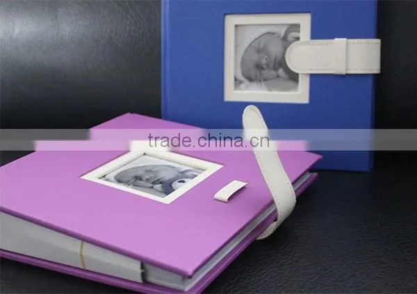 PU wrap cover 10x10 photo album 200 photos hold album