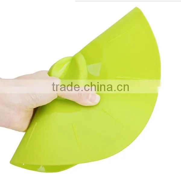 LFGB Approved custom logo silicone glass lid for cooking tools