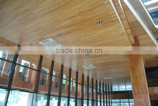 Carbonized Horizontal 2 Layers Matt Finish Bamboo Wall and Ceiling Panel With Durable Quality For Indoor Use