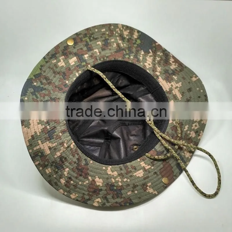 Camouflage Travel Bucket Cap Camo Hunting Hat