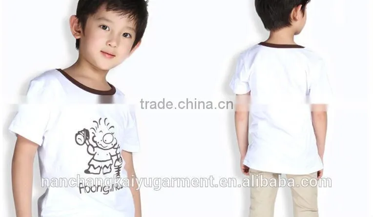 Wholsale good cheapest boy kids custom printed T shirt