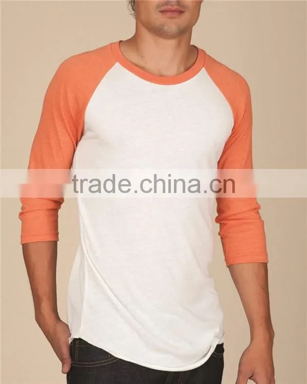 white body raglan combed cotton t shirt