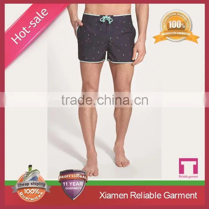 OEM 2015 custom printed swimming trunks/ swimming shorts for men