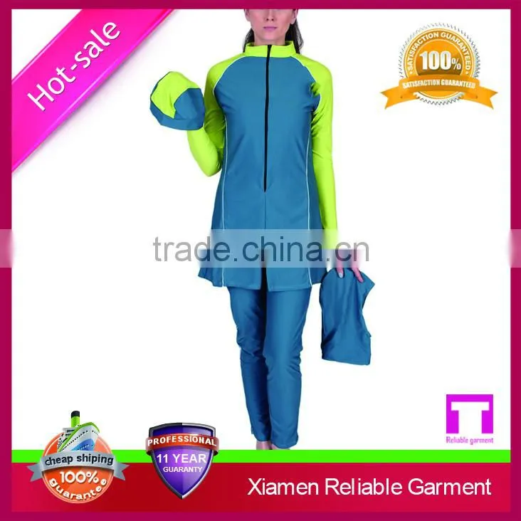 Nature colour women muslim swimwear