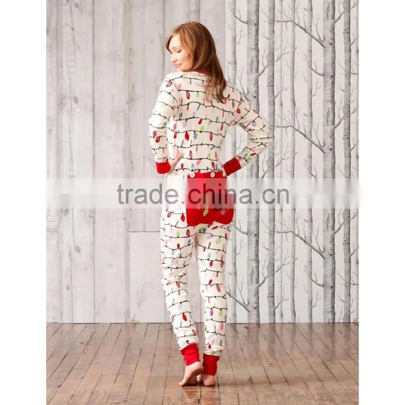 All over printed women cute onesie pajamas