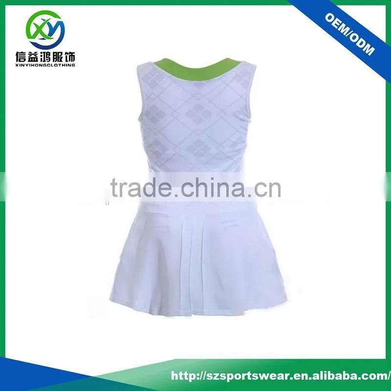 Latest fashion dry fit long skirt design, popular golf skirts