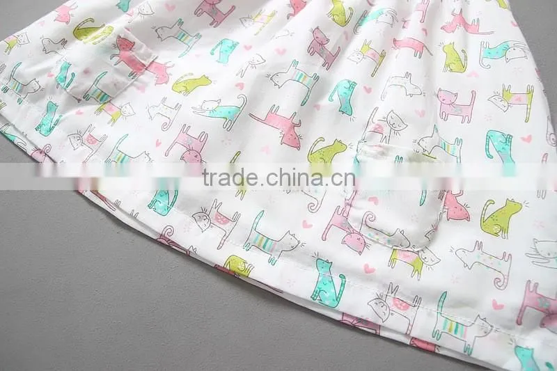 Cotton Baby Girl cotton Summer dress with bloomer 2-piece set